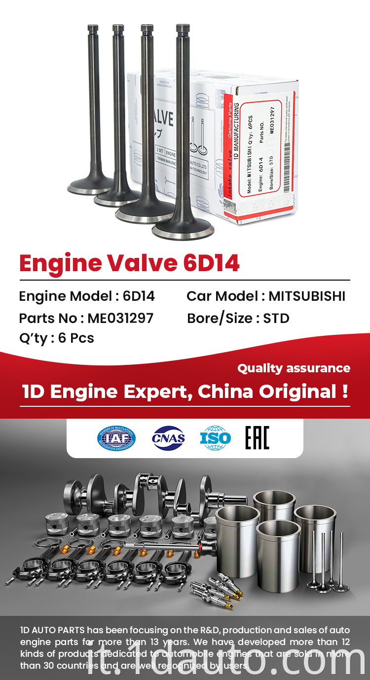 MITSUBISHI 6D14 Engine Valves 